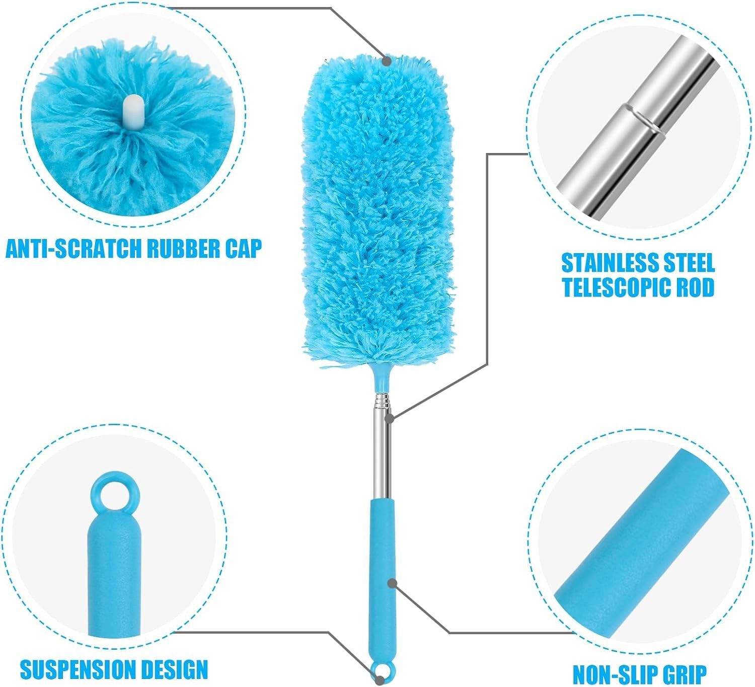Compact Mini Microfiber Dusting Set – Ideal for Tight Spaces & Multi-Purpose Use
