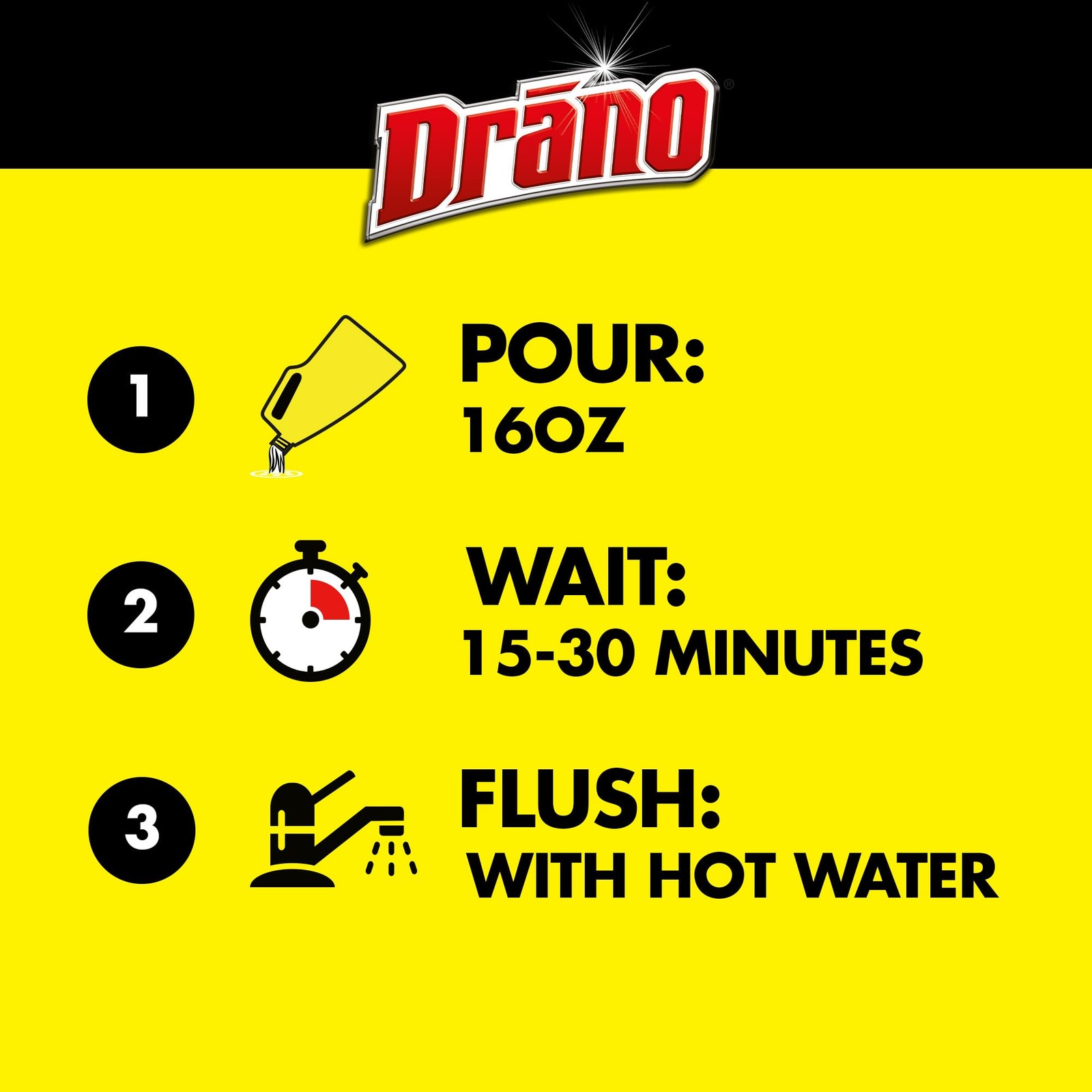 Drano Max Gel Drain Clog Remover and Cleaner for Shower or Sink Drains, Uncl…