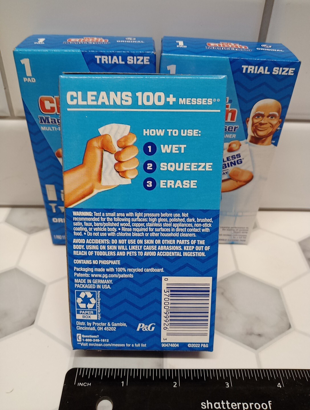 Mr. Clean Original Magic Eraser 2x Stronger Extra Clean 3 Packs SHIPS FREE!