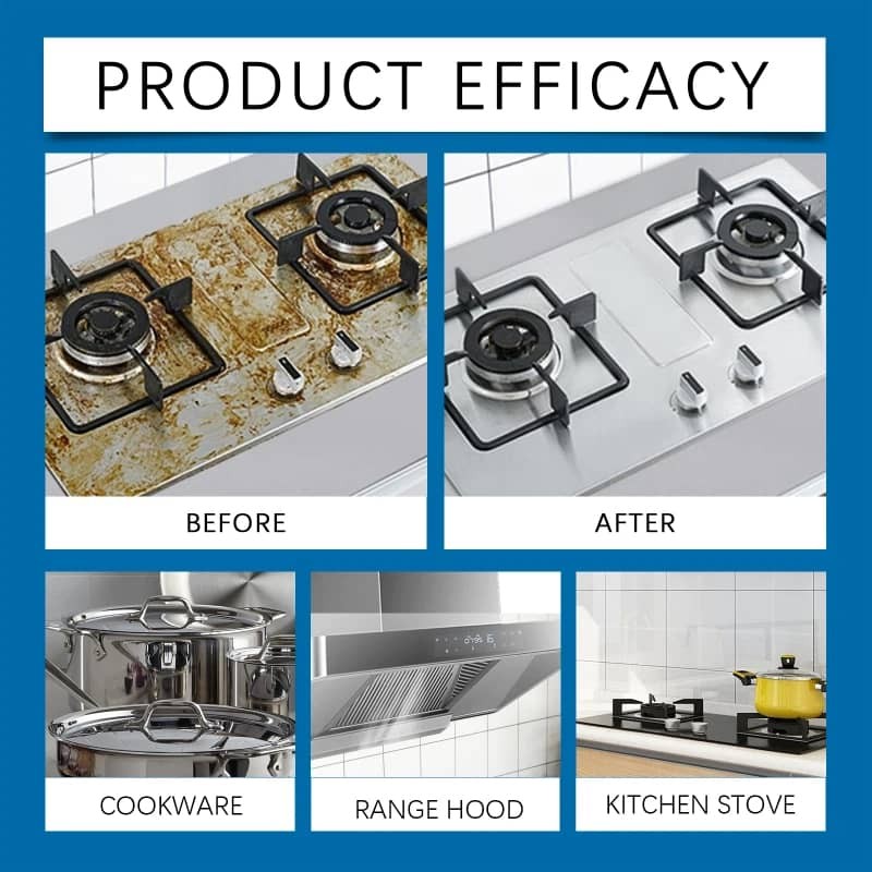 Multifunctional Kitchen Degreasing Agent Oil Stainless Steel Stove Sink Cleaning