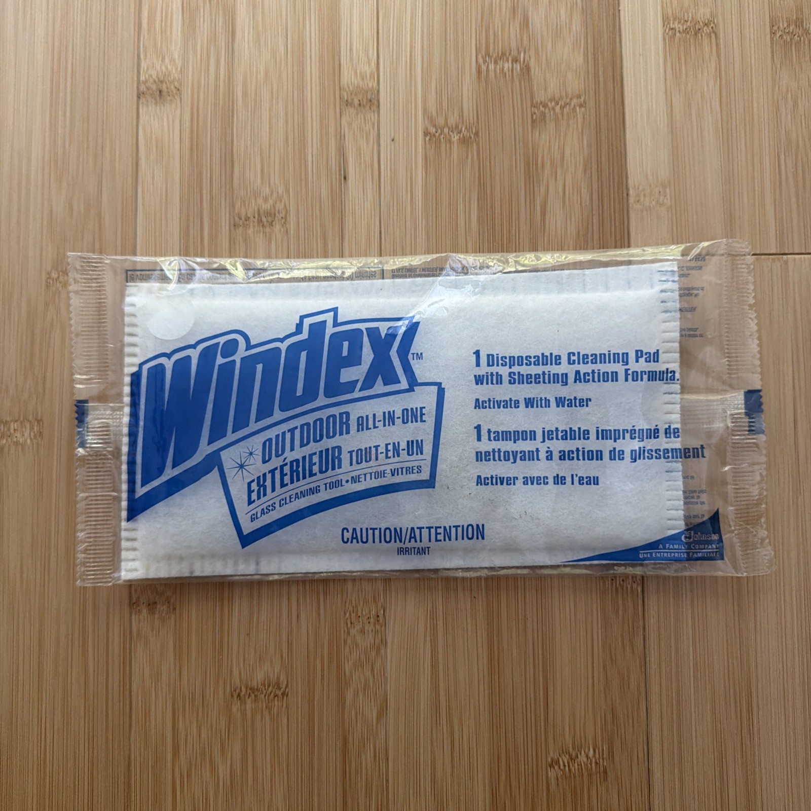 Windex Outdoor All-In-One Glass Cleaning Refill Pad Disposable One Pad Only