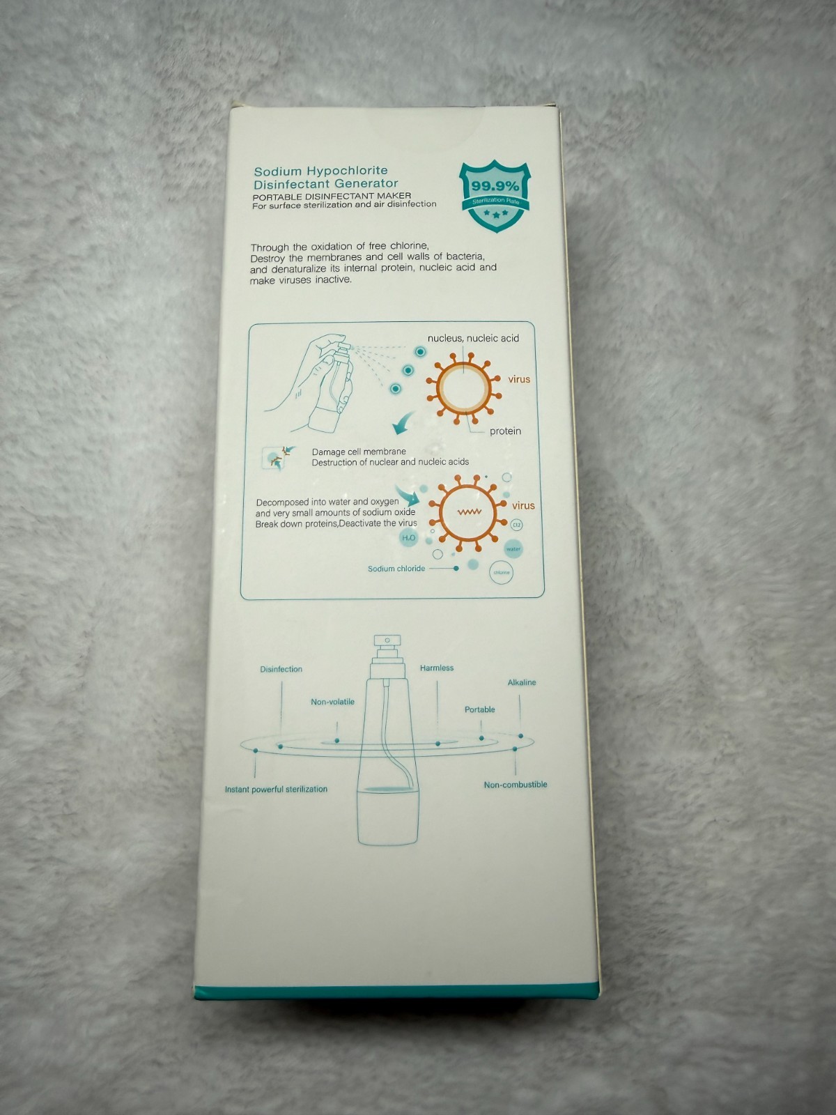 Portable Disinfectant Maker – Disinfectant Liquid Making Machine New