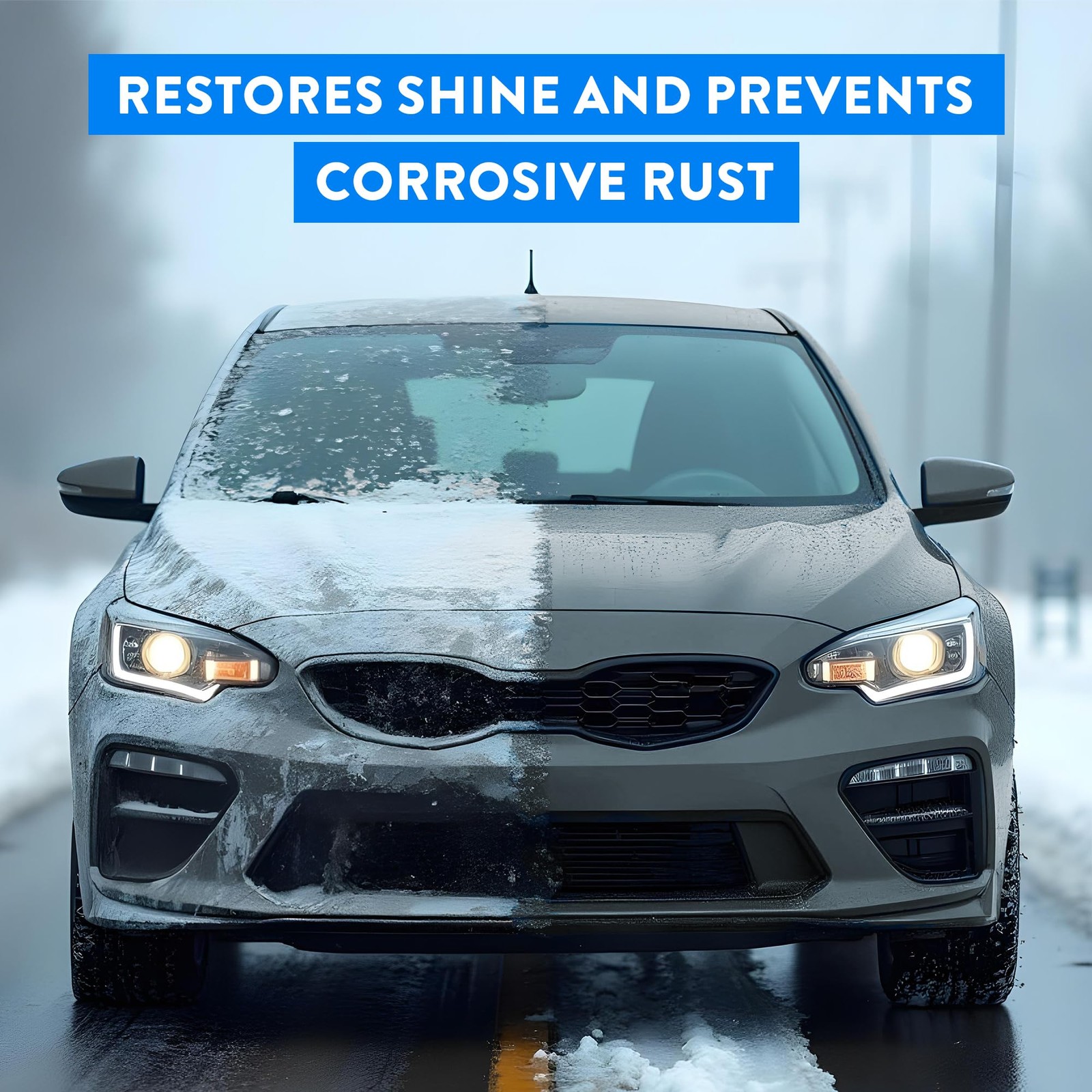 Road Salt Neutralizer -Neutralizes Salt’s Corrosive Films, Paint Metal Protectiv
