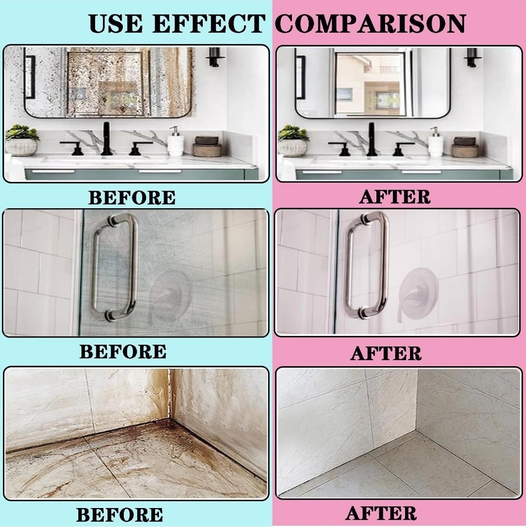 Foaming Bathroom Cleaner Spray – 300ml All Purpose Foam Spray for Glass, Tiles &