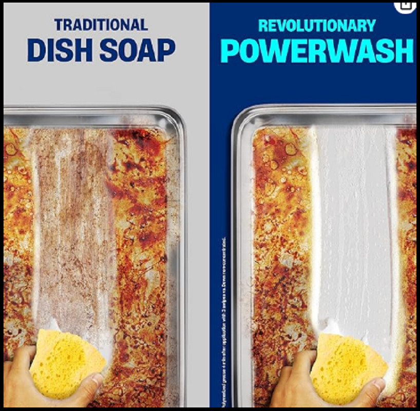 Platinum Powerwash Dish Spray, Dish Soap, Fresh Scent Bundle, 1 Spray (16Oz) + 3