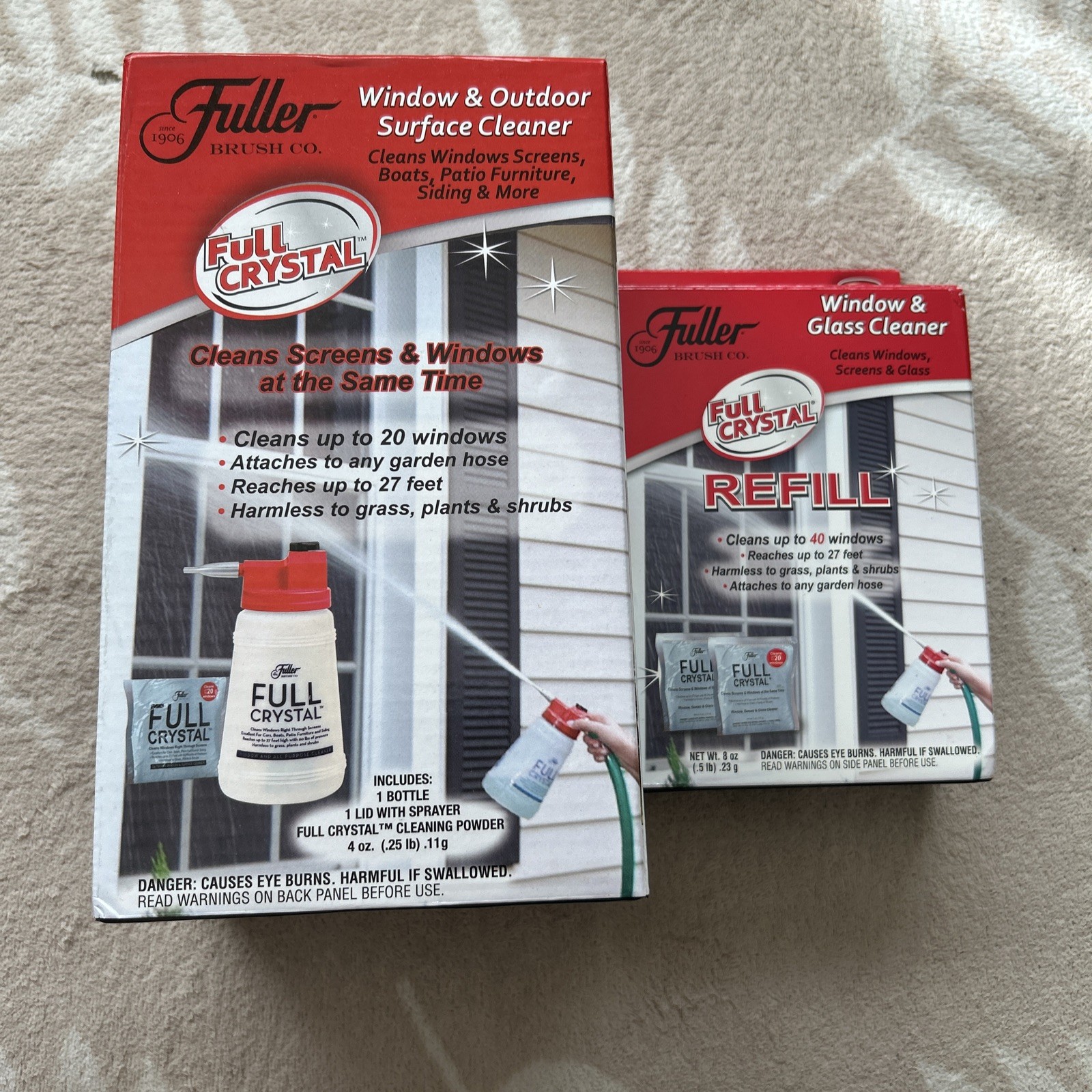 Fuller Brush Full Crystal Sprayer, With 2 Full Crystal Refills