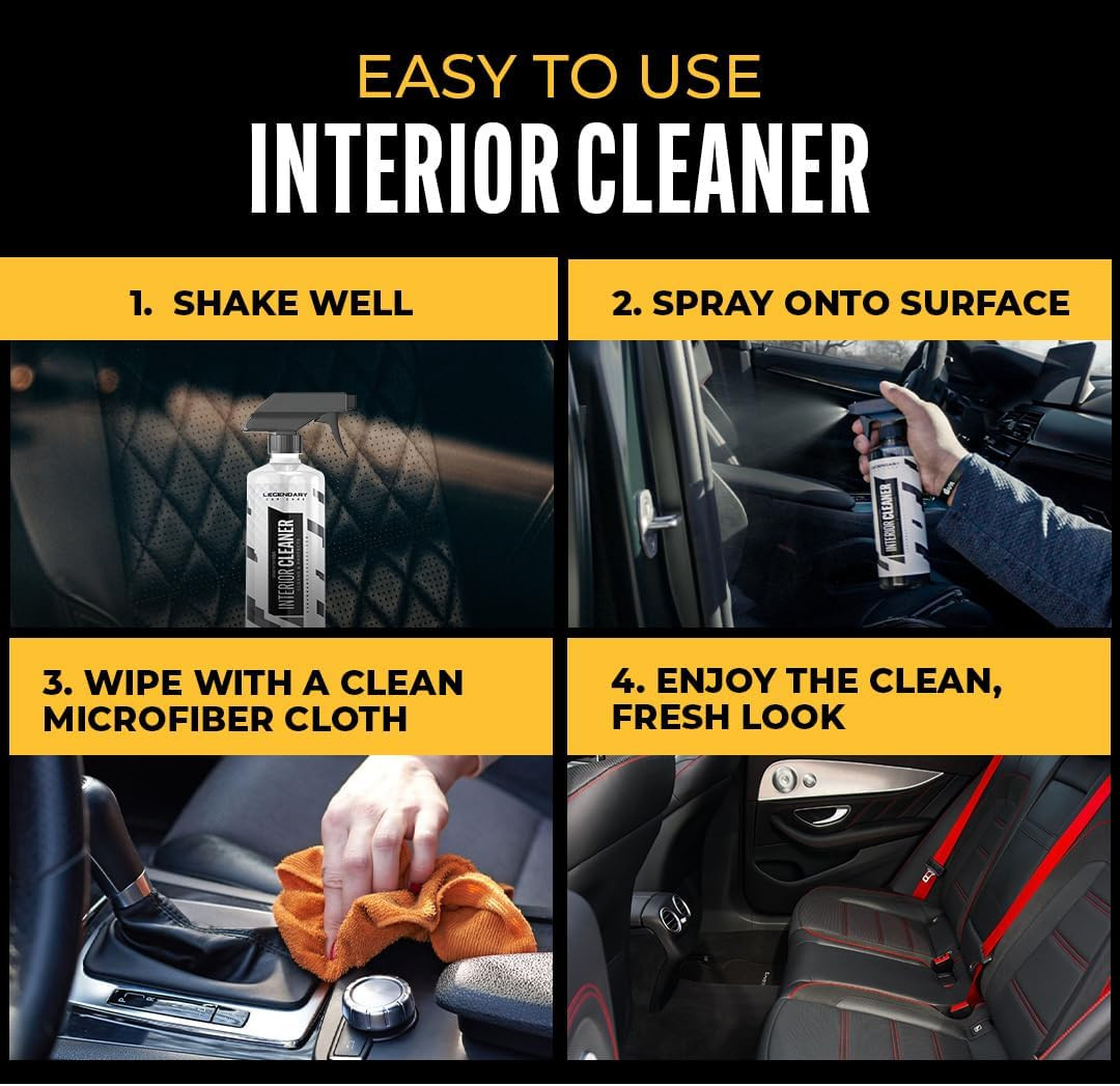 Legendary Interior Detailer & Carpet Cleaner for Cars 16 Ounces
