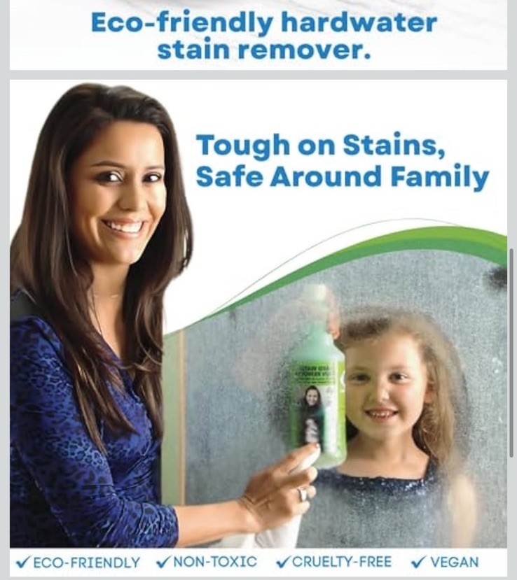 2 Bio-Clean Hard Water Stain Remover 20.3 oz New Unused Damaged Labels & Lids