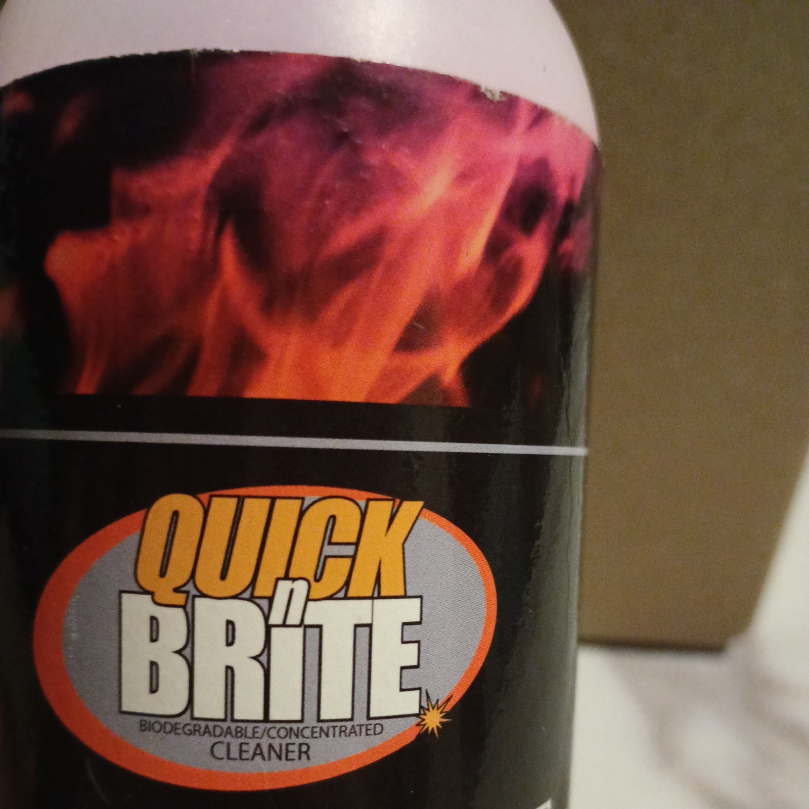 Quick n Brite Fireplace Cleaner 16oz NON TOXIC BIODEGRADABLE NO HARSH CHEMICALS