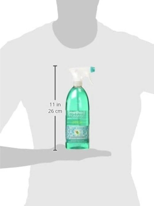 Method Foaming Tub Tile Cleaner 8pk 28oz Eucalyptus Mint Plant-Based Bleach-Free