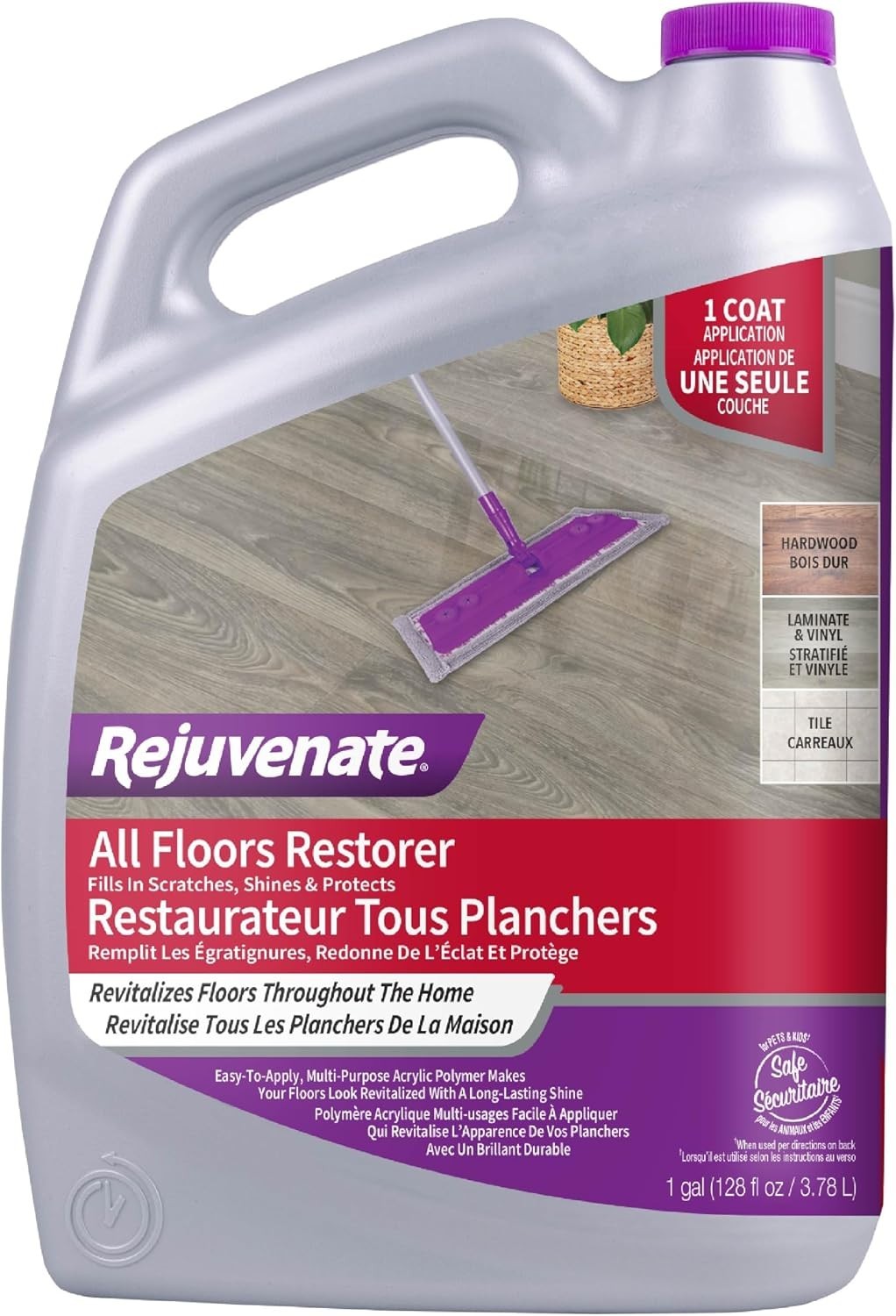 All Floors Restorer Fills Scratches, Shines And Protects All Floor Types, Inc…