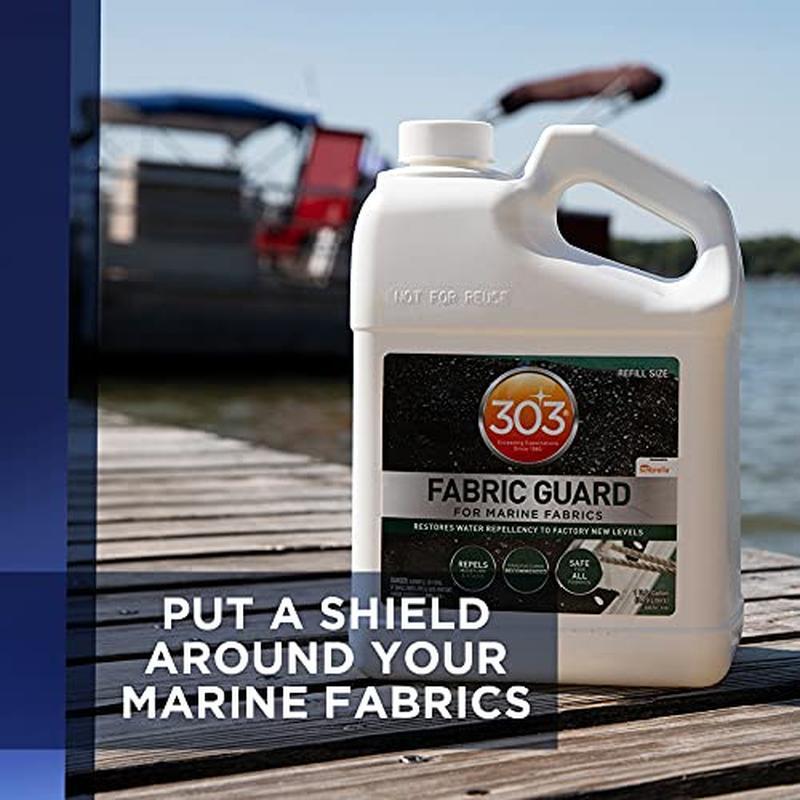 Marine Fabric Guard Water Repellent Stain Protector Outdoor Fabrics 12oz New