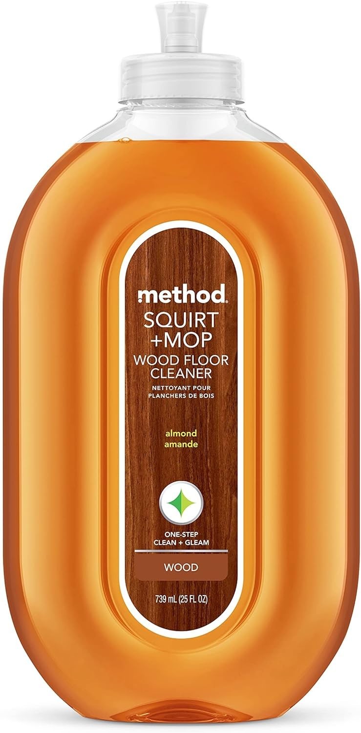 Method Squirt + Mop Hardwood Floor Cleaner Refill, Almond, 68 Ounce