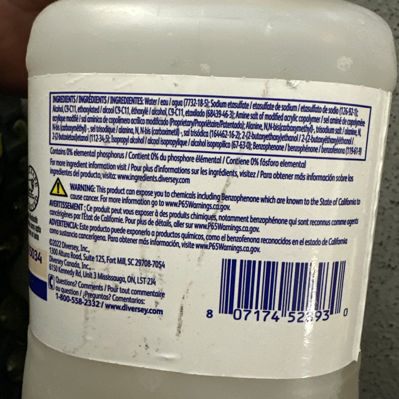 Diversey Floor Care Heavy Duty Pre-Spray See Pic For More Details