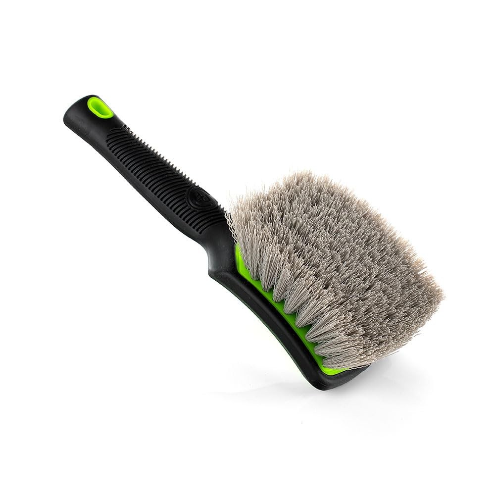 – ProGrip XL Tire Brush – Ergonomic ProGrip Handle – Stiff Synthetic Bristles…