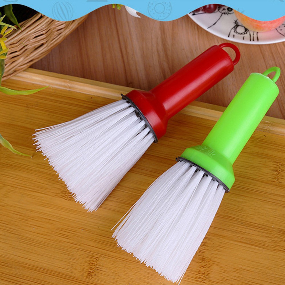 Dishwashing Brush Dual Tone Design with Rubber Grooves for Homeowners 1Set
