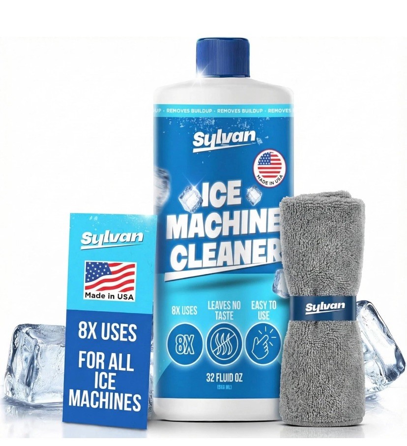 Bottles of Ice Machine Cleaner | 32fl oz | Free Cloth |