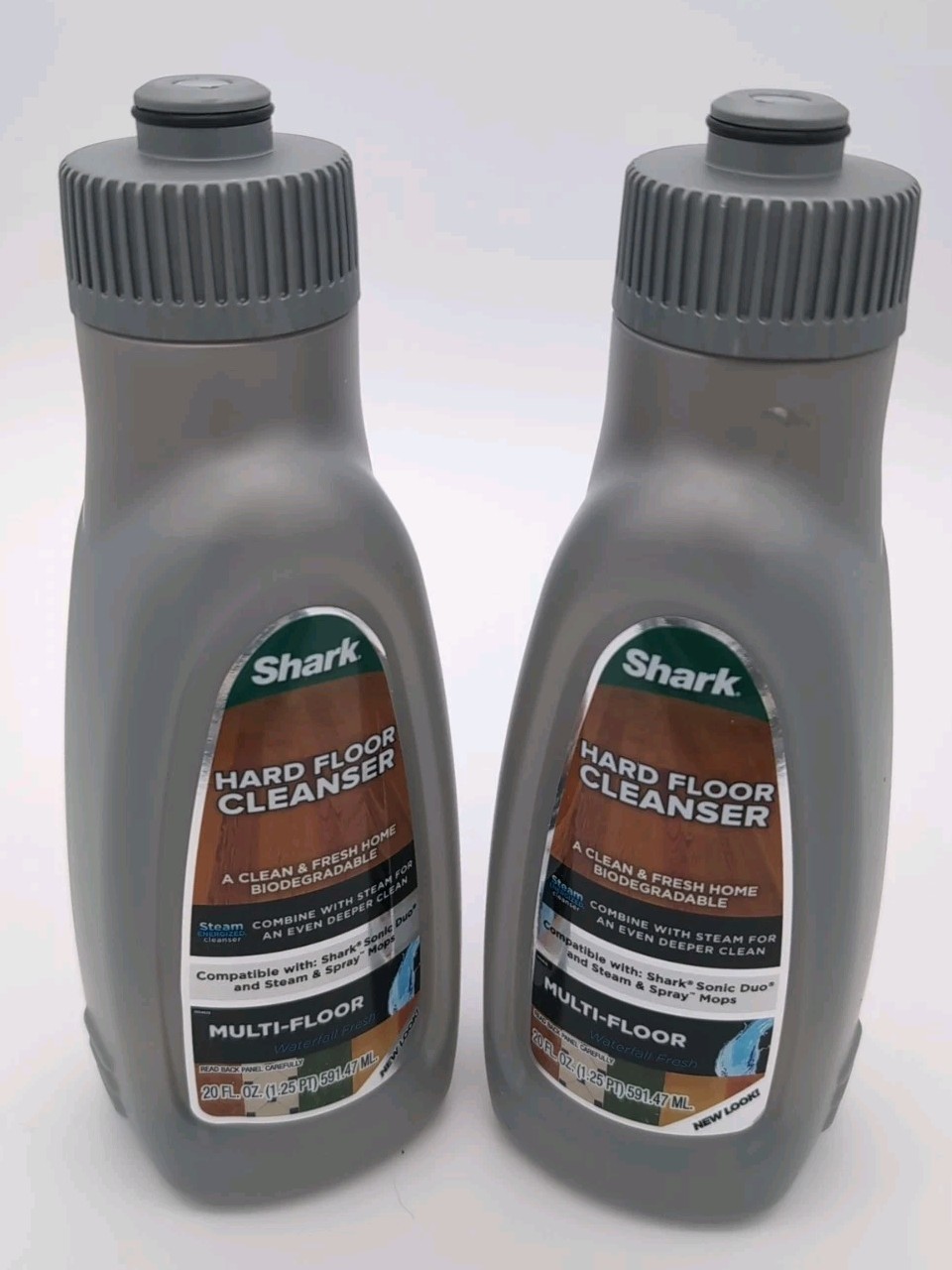 Shark Hard Floor Cleanser Multi-Floor 20oz Waterfall Fresh Sonic Duo 2 New