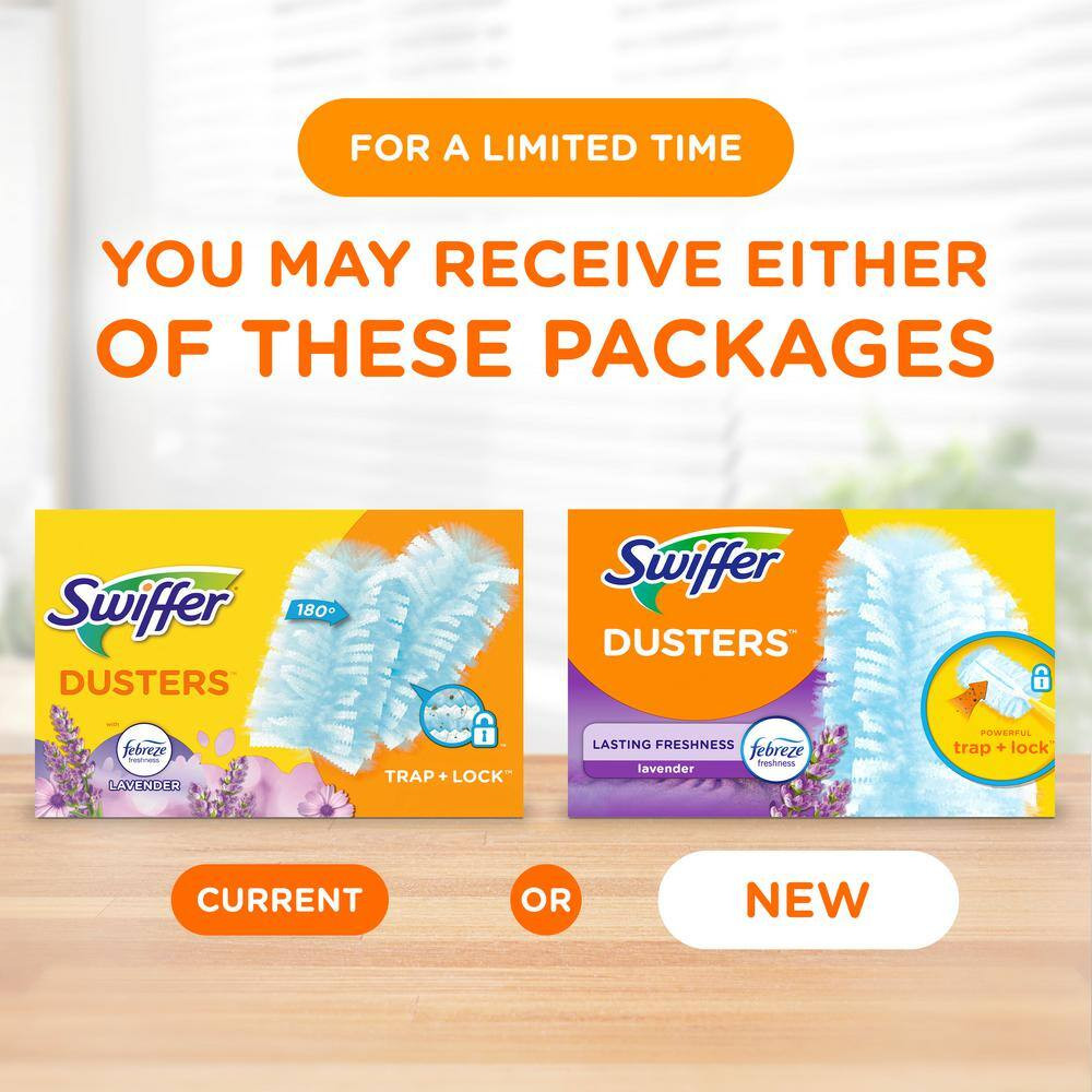 180 Duster Multi-Surface Refills with Febreze Lavender Vanilla and Comfort Scent