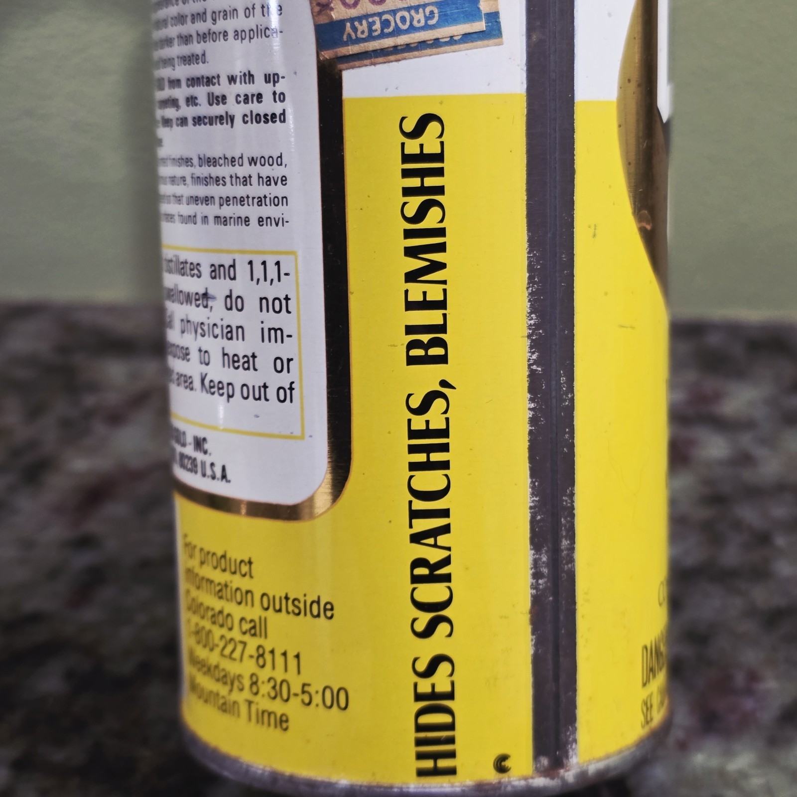 Scott’s Liquid Gold Pourable Lemon Scent Vintage Wood Cleaner Preservative