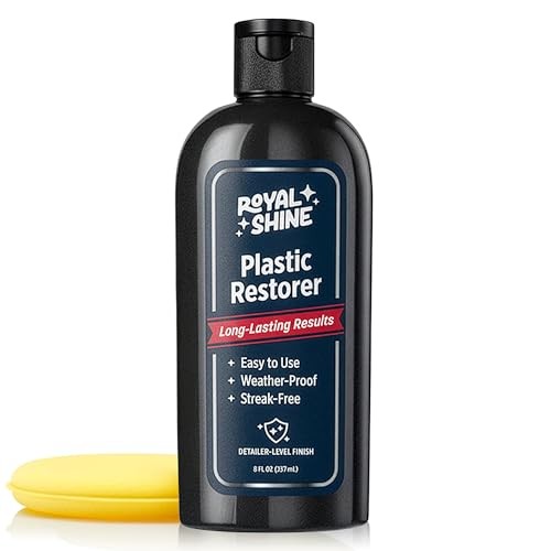 Plastic Restorer for Long-Lasting, Deep Black Results – Restores Faded