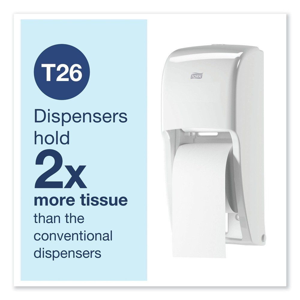 Tork 110292A 2-Ply Septic Safe Adv High Cap Bath Tissue – White (36/Carton) New