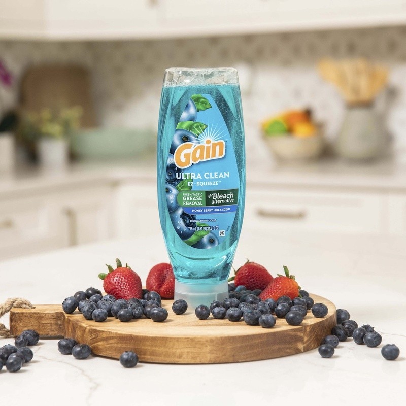 EZ-Squeeze Dish Soap Honeyberry Hula Ultra Clean 2 Pack Fast Easy Mess Free New