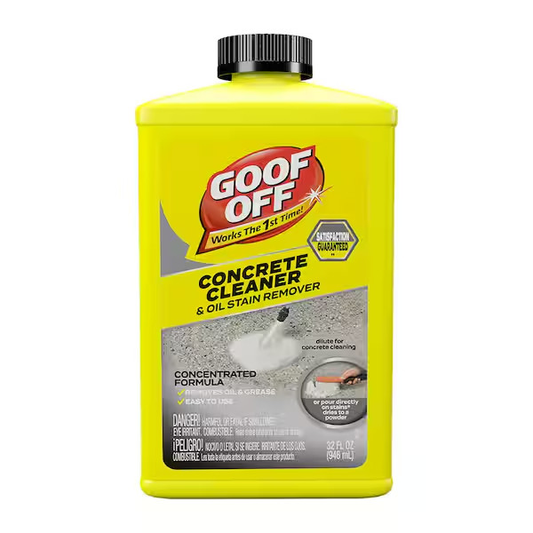 Goof Off Easy to use 32 oz. Concrete Cleaner and Oil Stain Remover