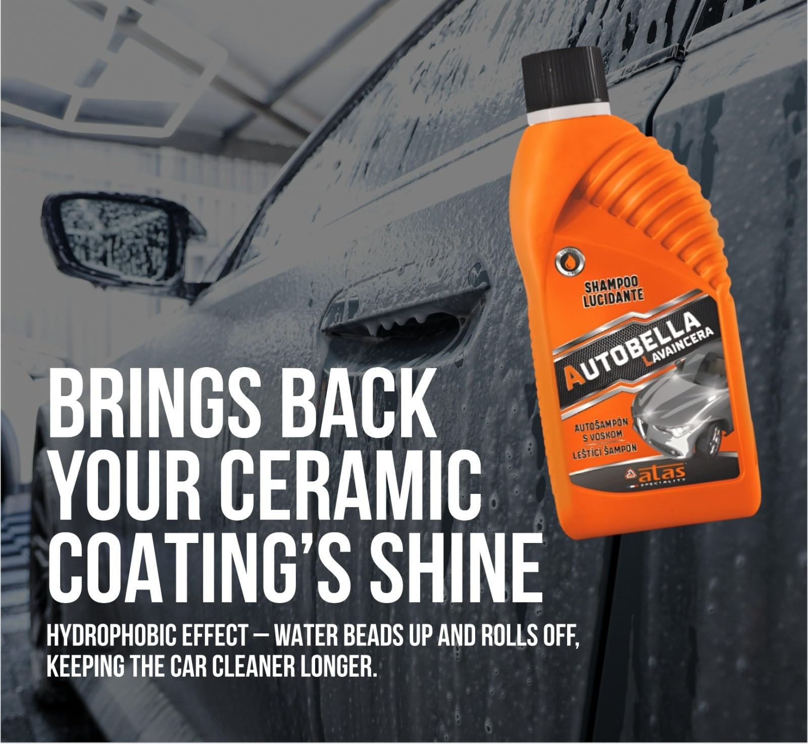 pH Neutral Car Wash Soap High Foaming Wax Safe Ceramic Coating Glossy Liquid …