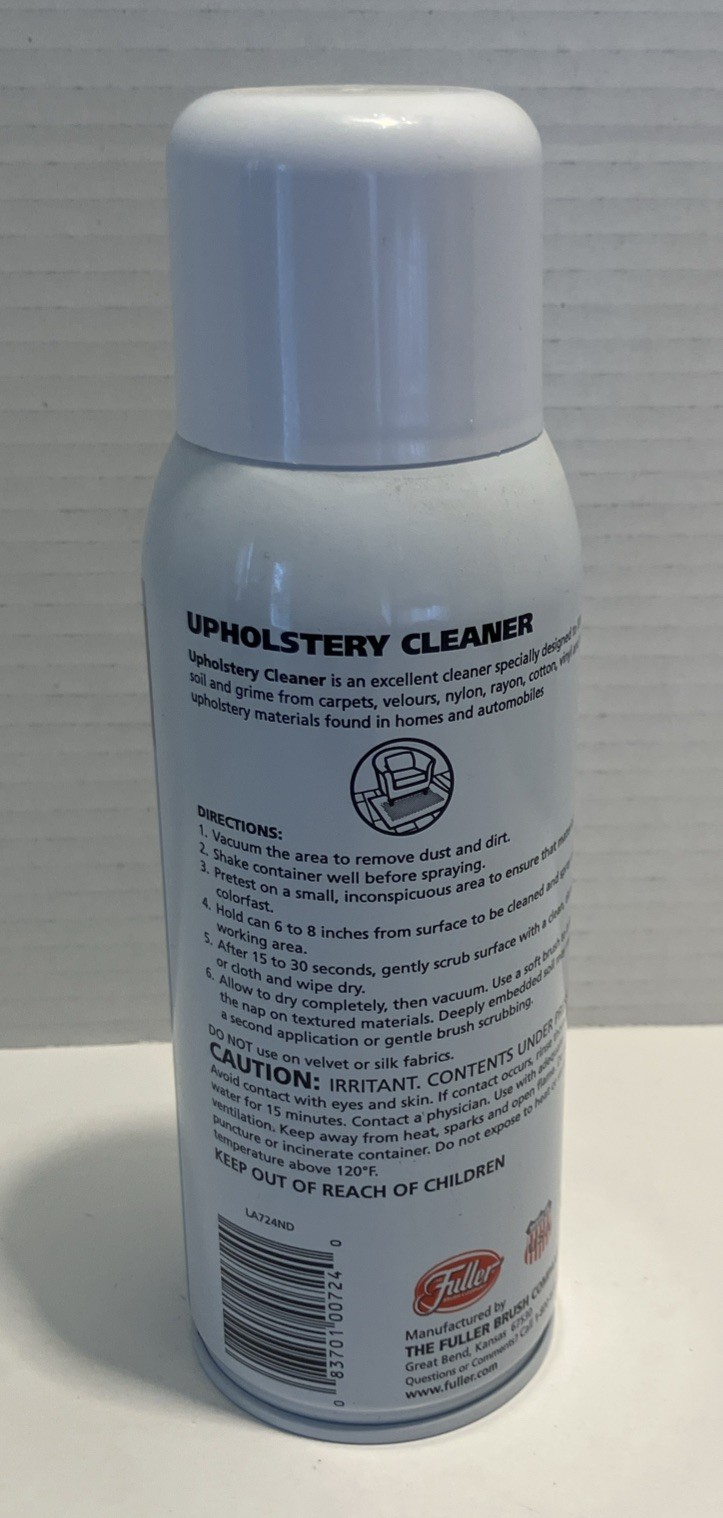 Fuller Brush Co UPHOLSTERY CLEANER 14 oz For Carpet, Fabric & Vinyl NOS