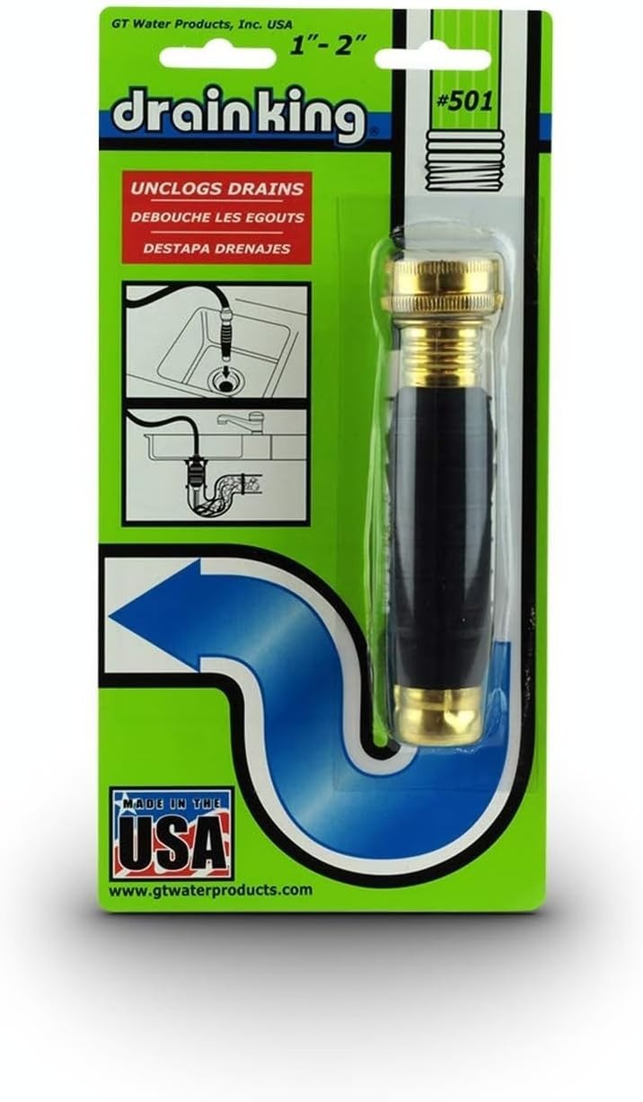 Quick and Effective: Drain King 501 for Unclogging 1-2 Inch Bathroom Drains