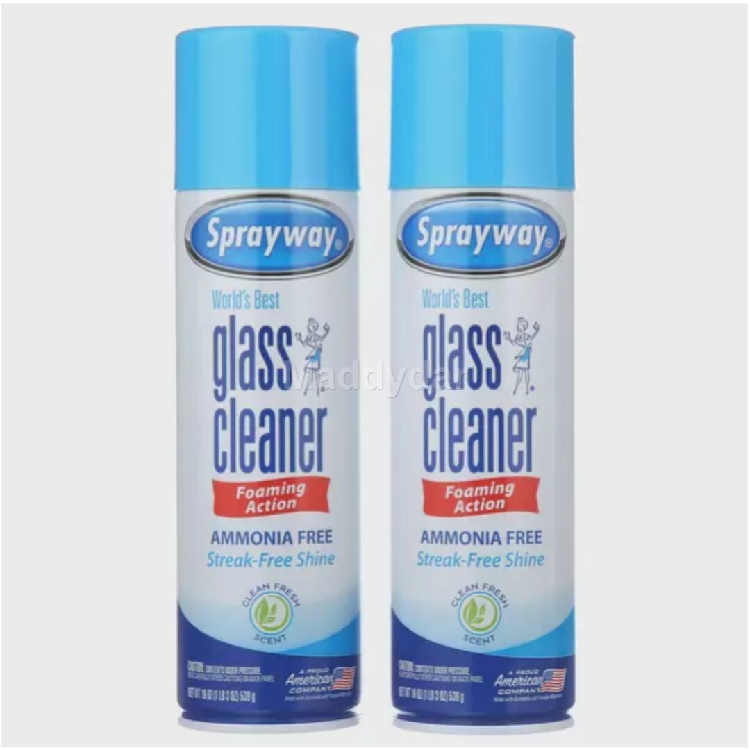 2 PACK Sprayway World’s Best Glass Cleaner, Value Pack, 19 OZ