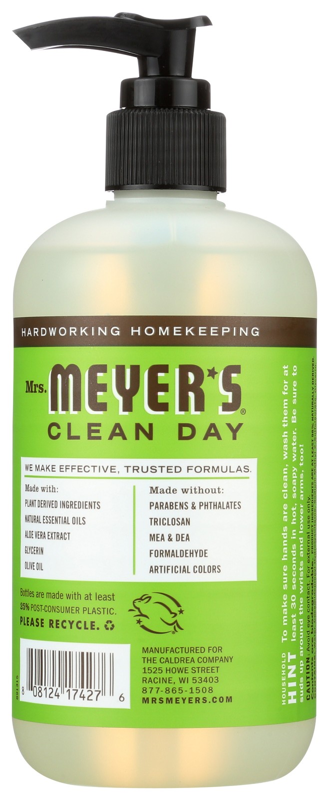 Mrs. Meyer’S Apple Scent Hand Soap 12.5 Fluid Ounce Clean Day Oz 6 Pack