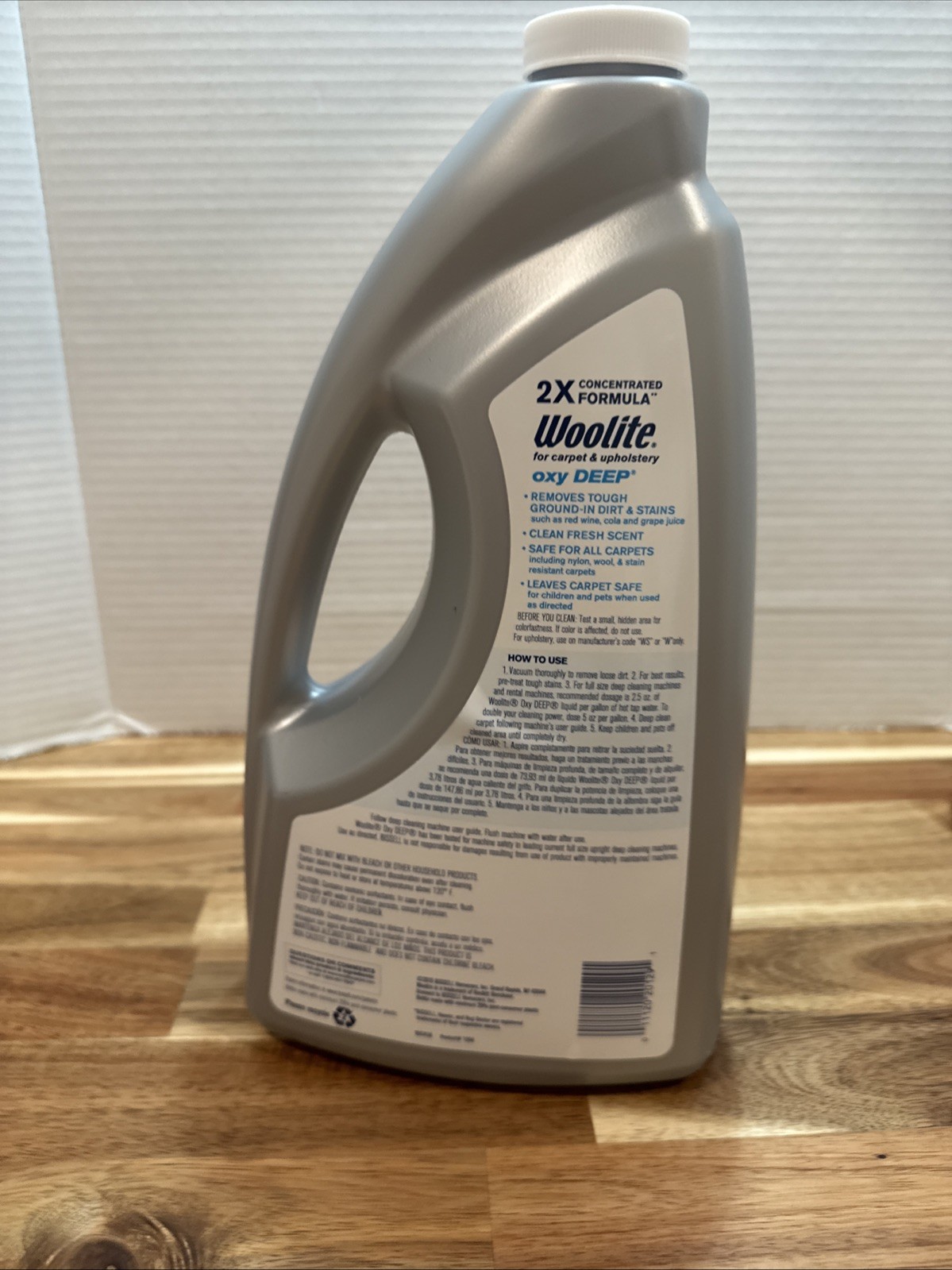 64 Oz. Woolite 2X Oxy Deep Carpet Upholstery Cleaner For Bissell Hoover Rug Doc