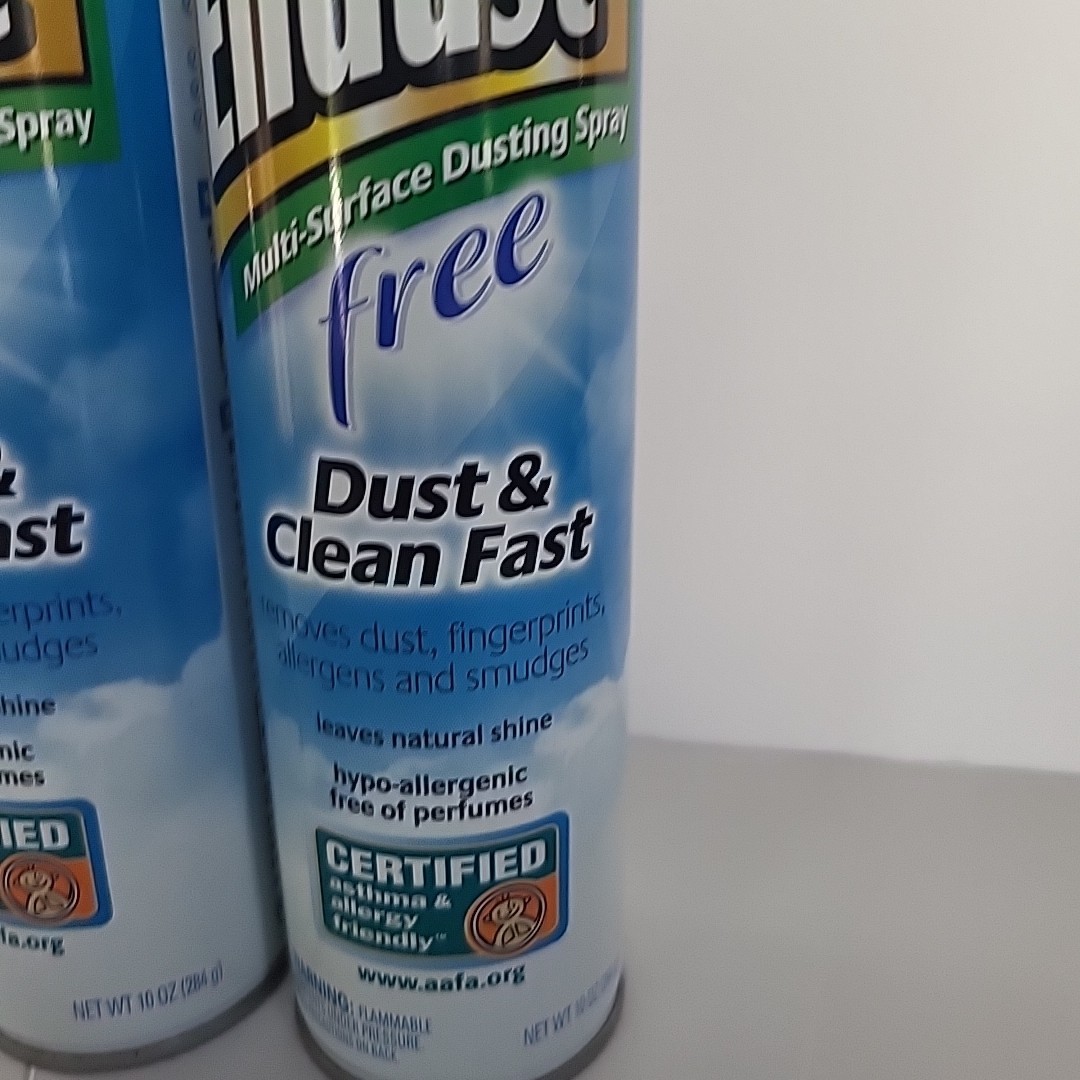 Endust Fragrance Free Hypo-Allergenic Dusting and Cleaning Spray, 10 Fl Oz