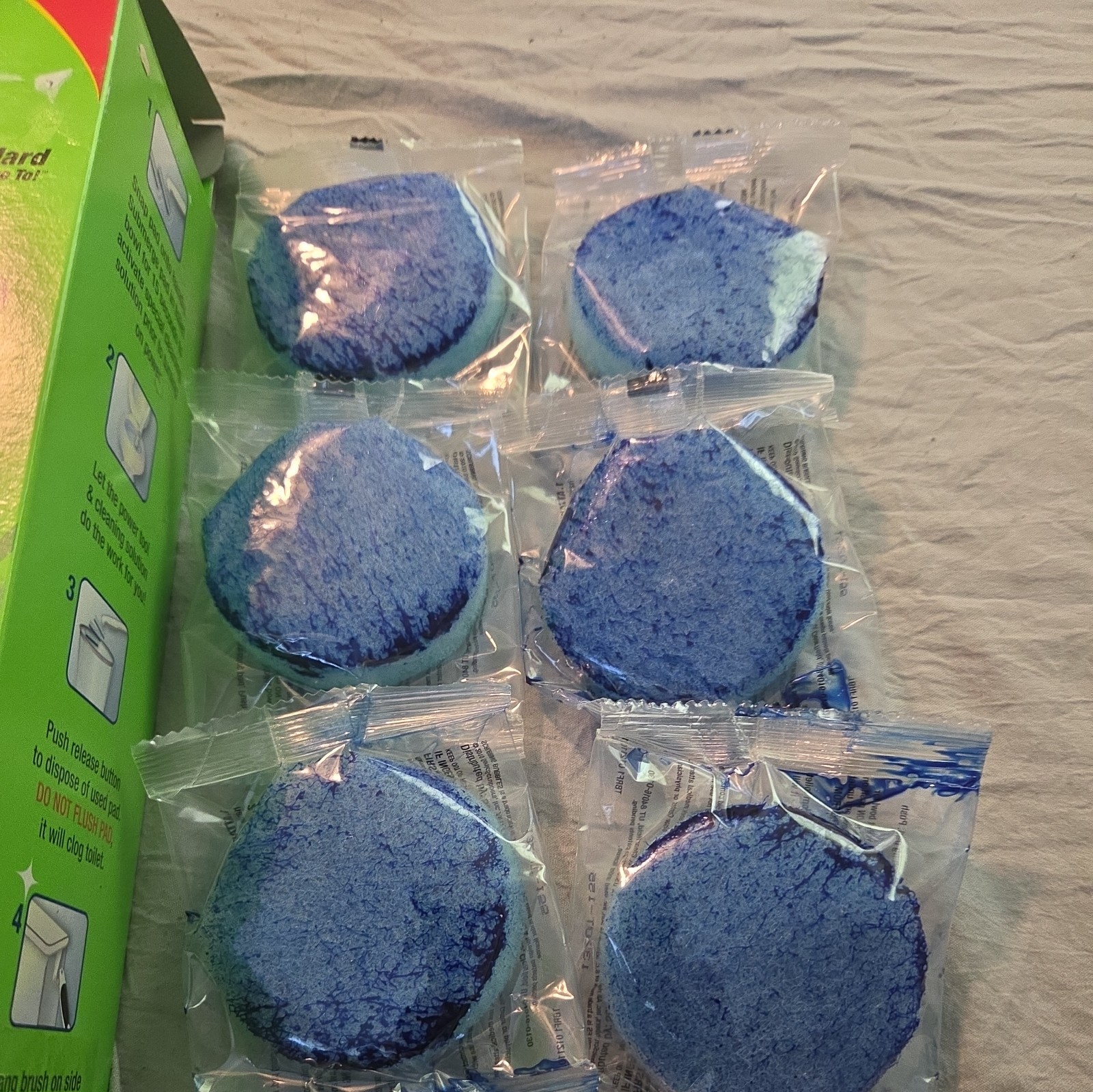 Scrubbing Bubbles Sonic Scrubbers Pad Refills 6 Count 2010 Cleaning New