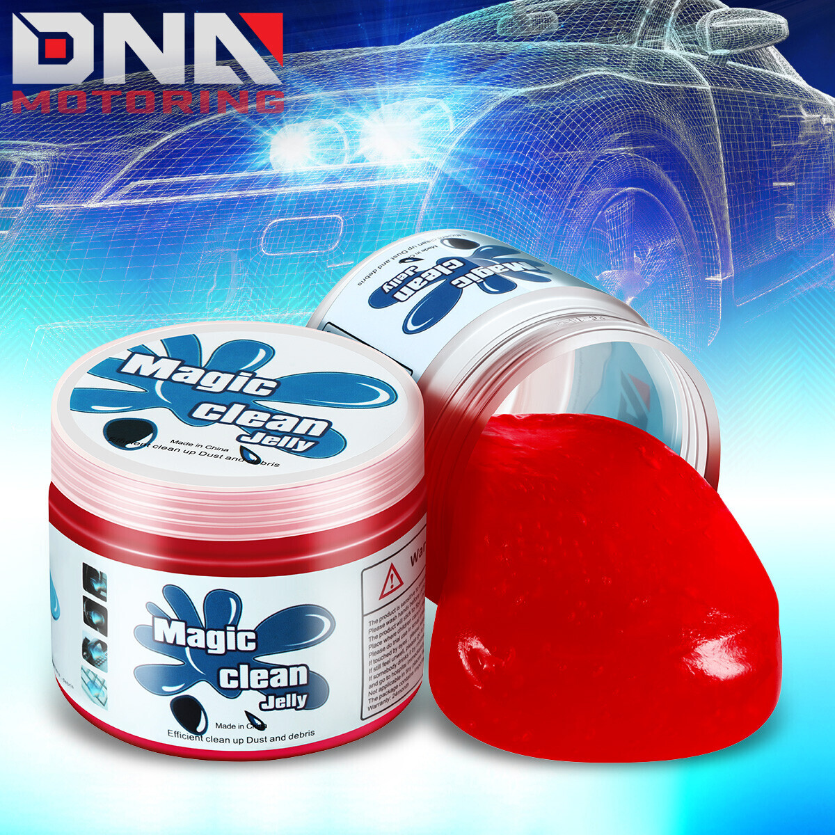 Multi Purpose Car Keyboard Laptop Home Dust Remove Sticky Cleaning Gel Jelly Red