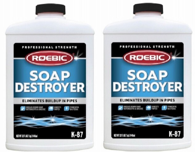 Roebic K-87 32oz SGP Soap Destroyer Digester Drain Septic Tank Cleaner – 2 Pack