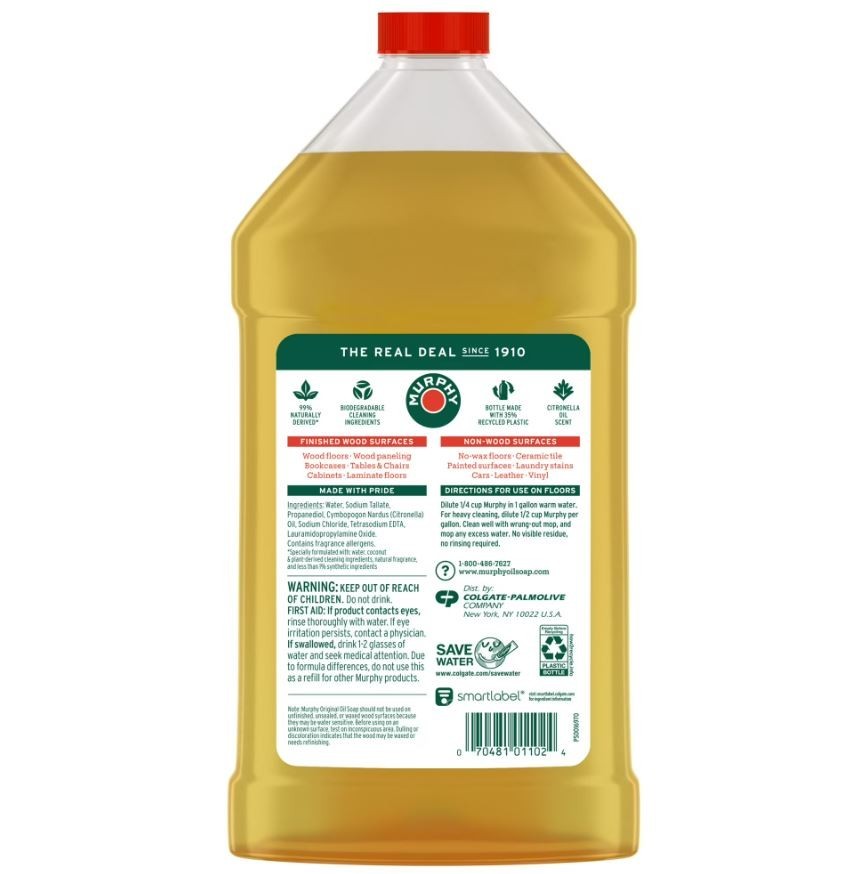 Murphy Oil Soap Wood Cleaner, Original – 32 Fluid Ounce-Free Shipping