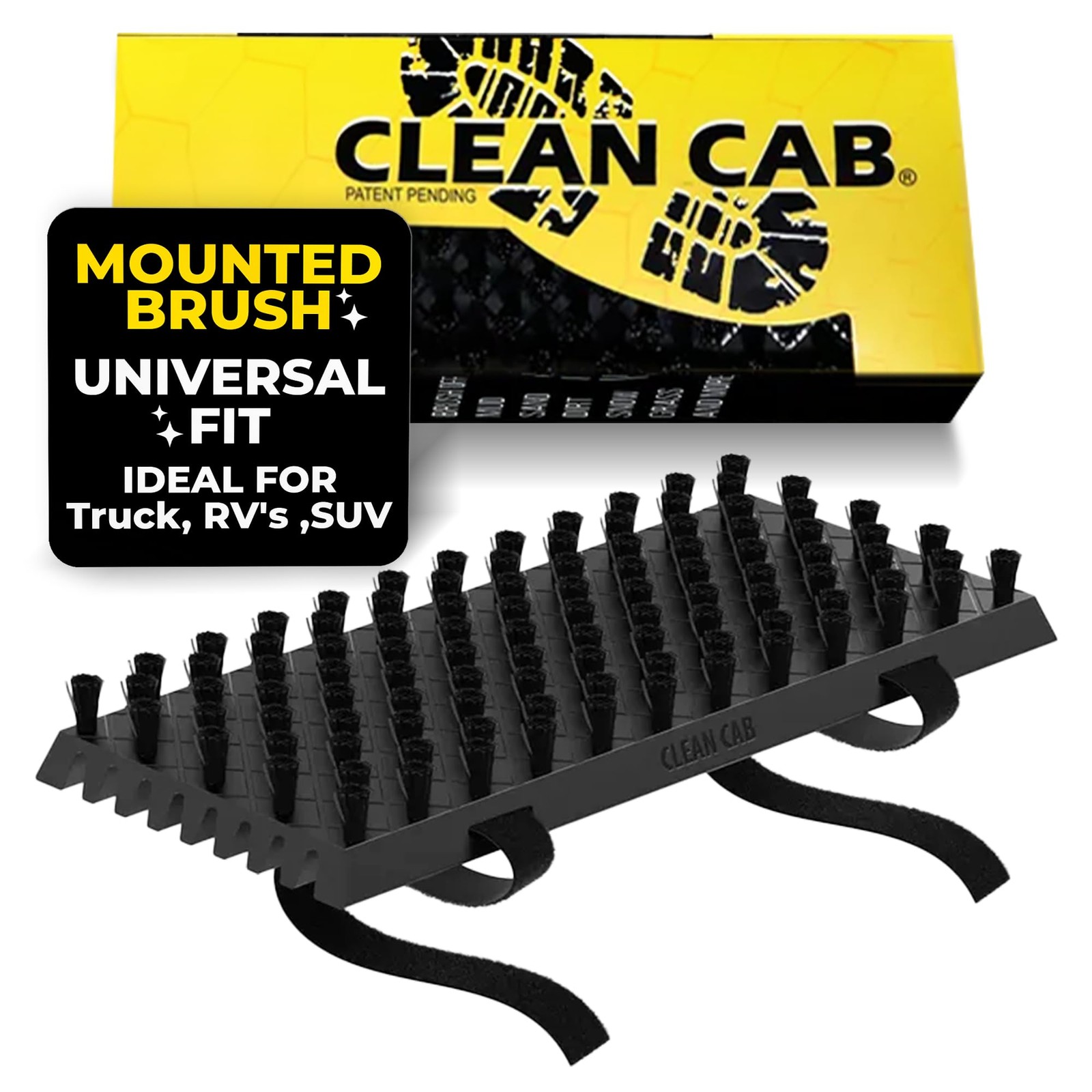 Heavy Duty Truck Step Brush – Universal Fit for Trucks RVs SUVs – Durable