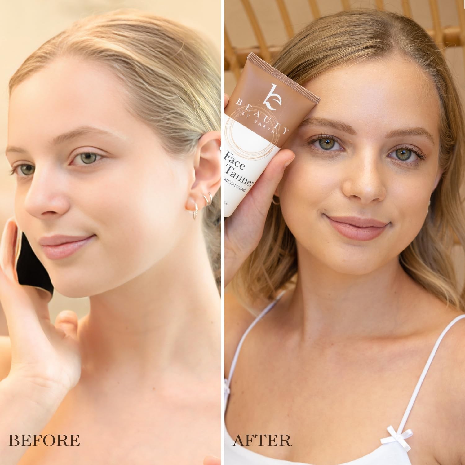 Self Tanner Face & Body – With Organic Aloe Vera & Shea Butter, Sunless Tannin