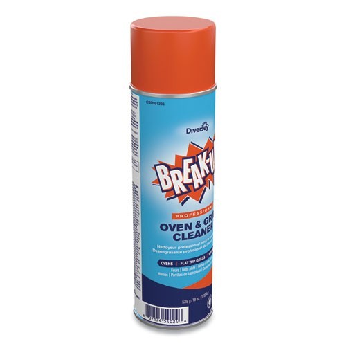 BREAK UP Oven and Grill Cleaner Heavy Duty Aerosol Spray 19 oz 6 Count Case