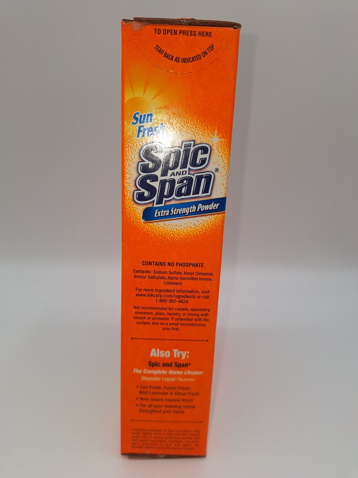 Spic and Span Extra Strength Powder Sun Fresh 27 Oz Two Boxes New