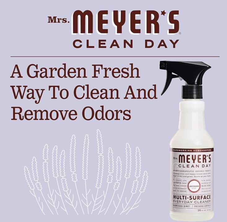 🔥Mrs. Meyer’s Clean Day Multi Surface Cleaner Solution 16oz (3 Pk) BNWT🔥