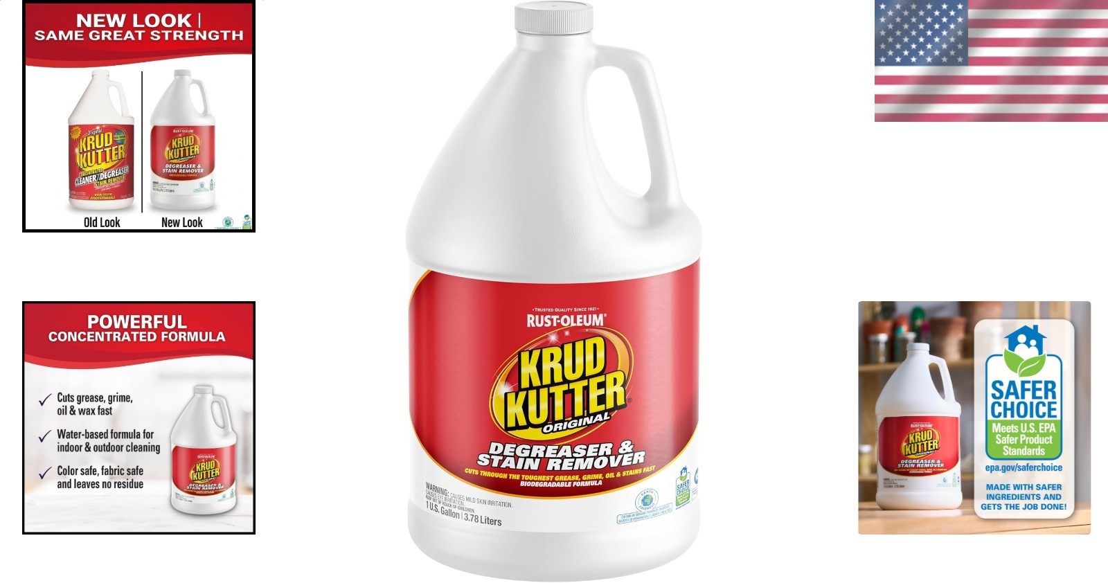 Concentrated Cleaner Degreaser 1 Gallon Heavy Duty Multi-Surface Grease Oil S…