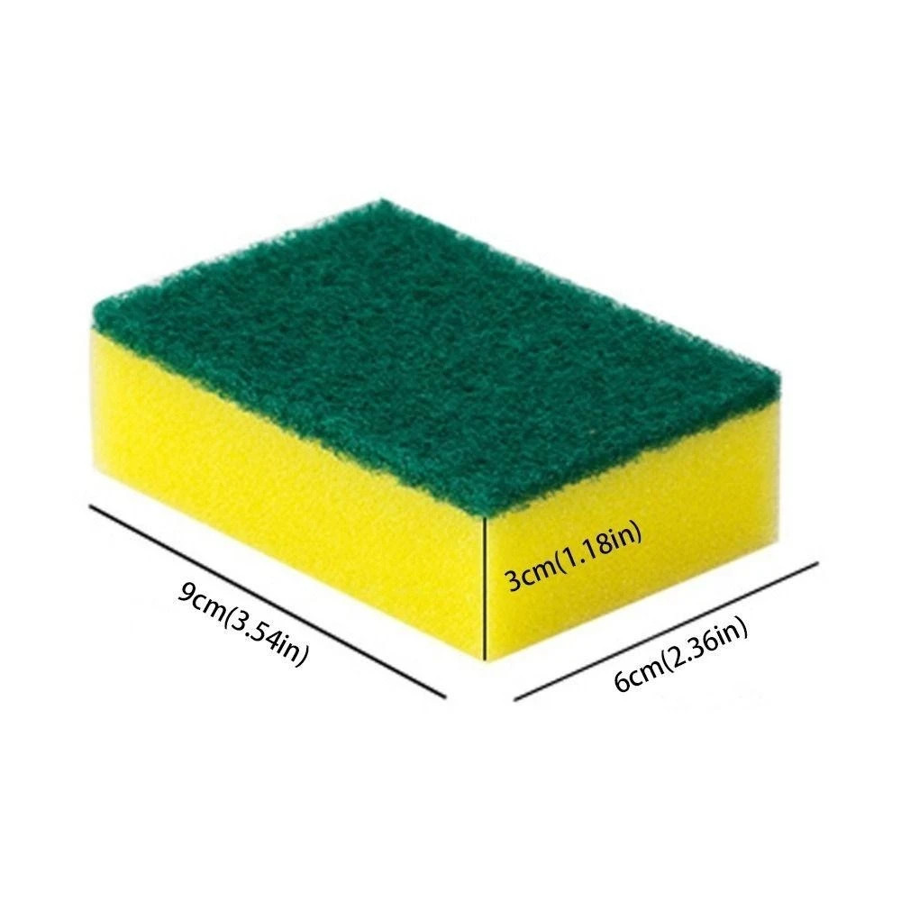 Ganso sponged scourer x 7pcs 9cm x 6cm x 3cm