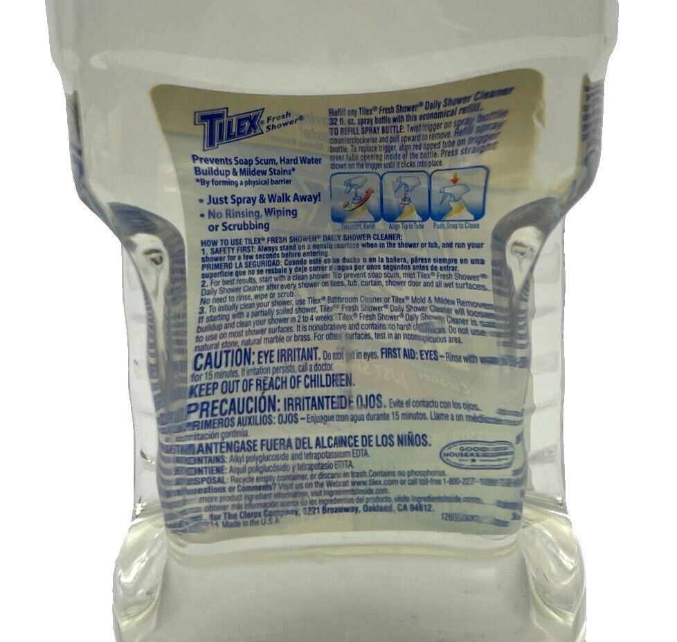 Tilex Fresh Shower Daily Shower Cleaner Value Refill 64 Oz