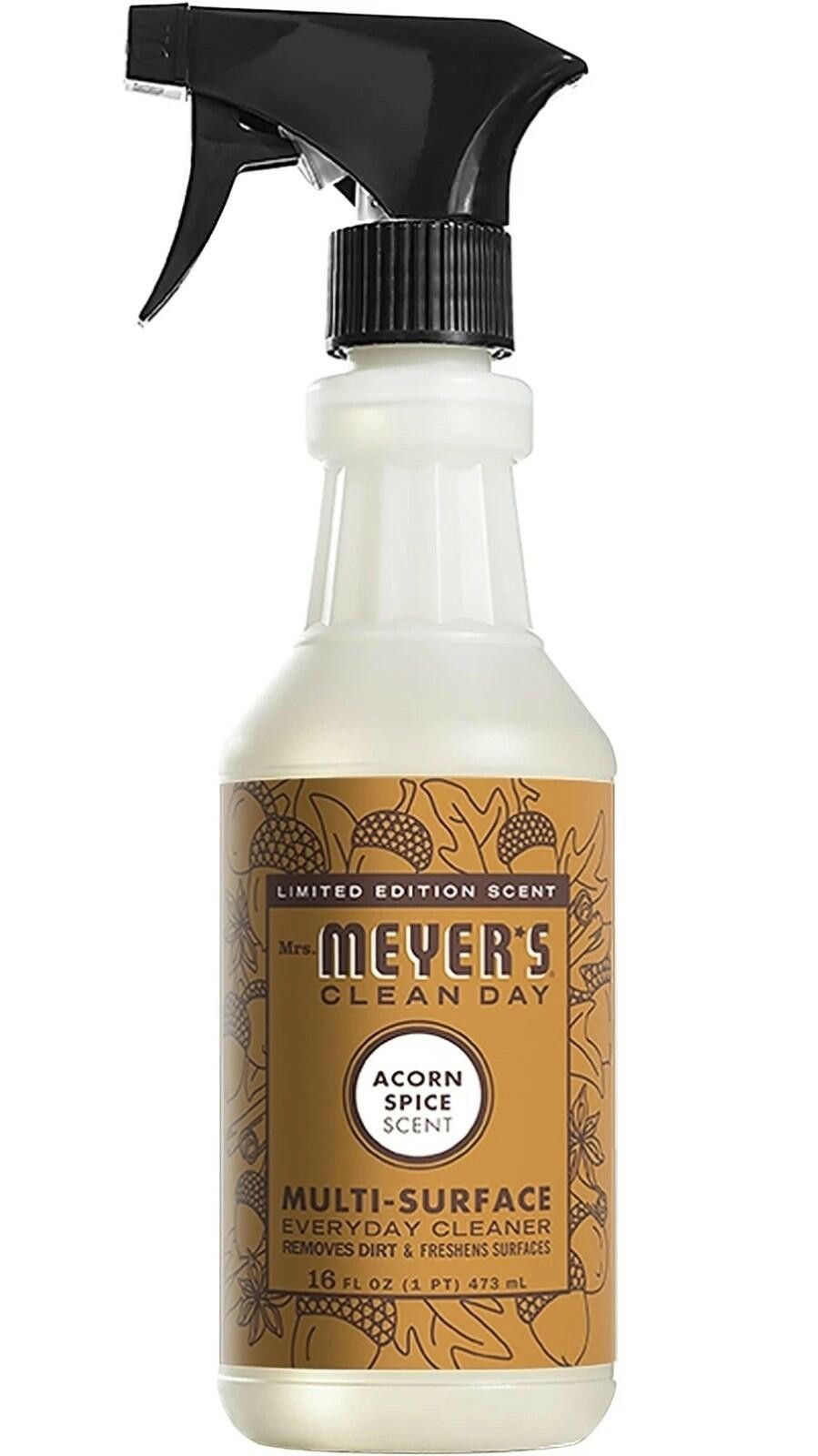Mrs Meyer’s Clean Day Acorn Spice Multi Surface Everyday Cleaner 16Oz 2 Pk…3..