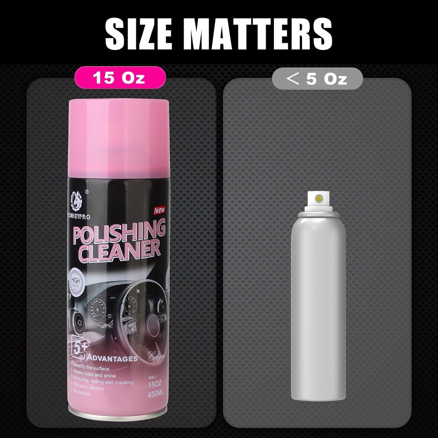 Car Interior Cleaner, Polishing Cleaner Detailer Spray for Vehicle Detailing, 45