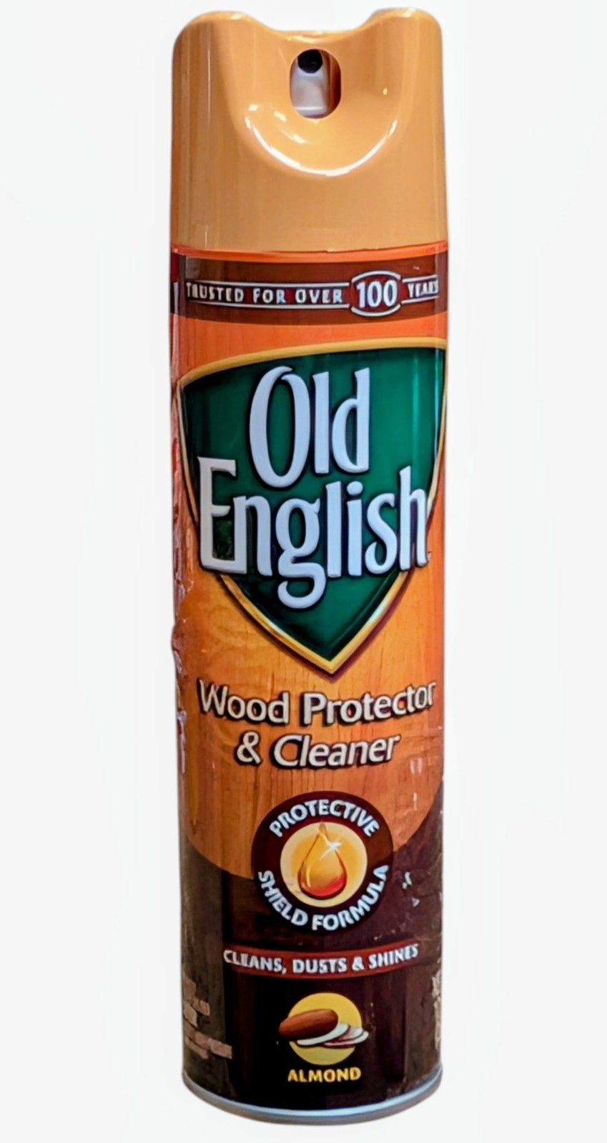 Old English Wood Protector & Cleaner Protective Shield Formula – Almond 12.5 oz